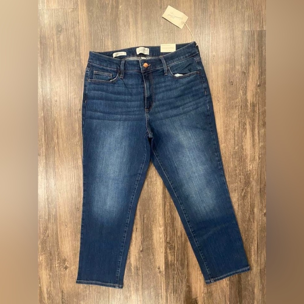 Universal Thread NWT vintage stretch high rise slim straight Jeans 12 12S Short